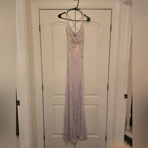 Windsor Lavender Sequin Gown Size Small